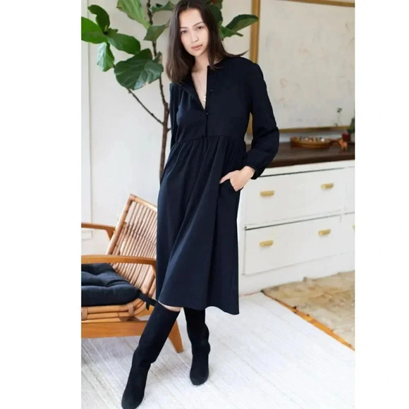 New Emerson Fry Selby Midi Knit Dress - Picture 1 of 13